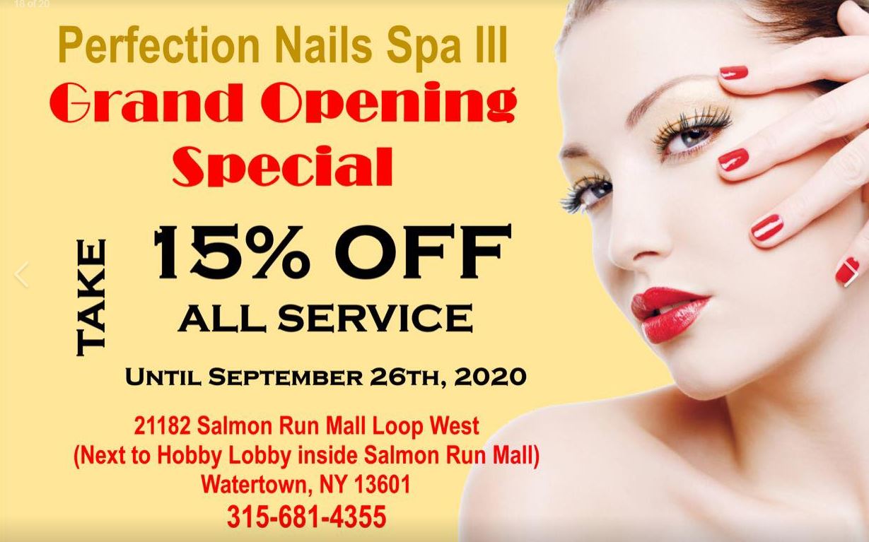 Perfection Nail Spa Iii Salmon Run Mall