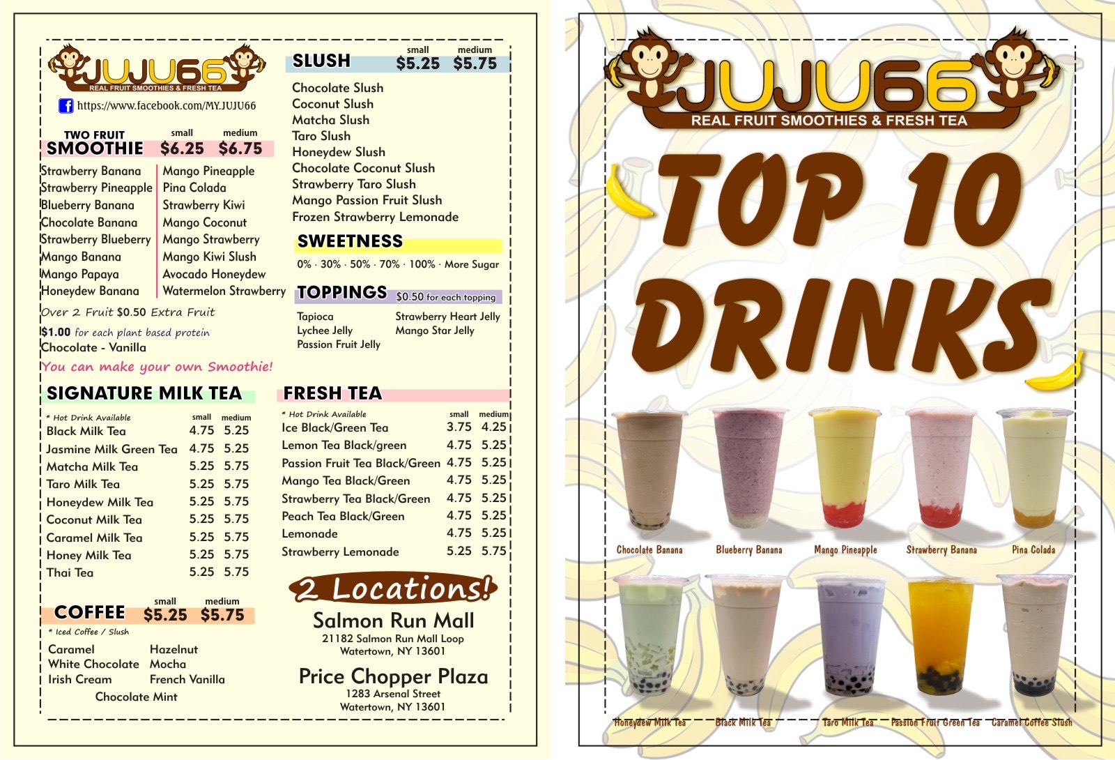 JuJu Menu