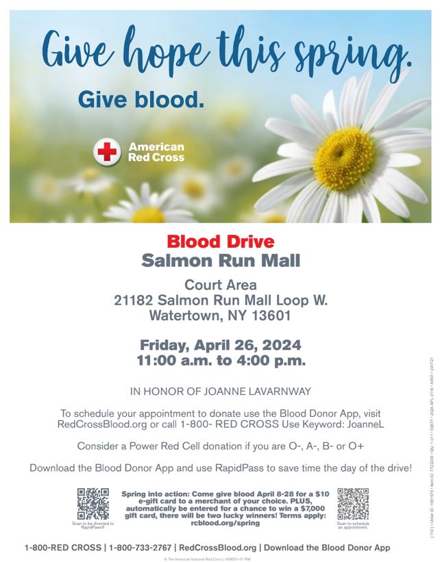 Spring Blood Drive