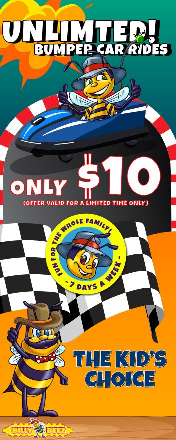 10 bumper cars