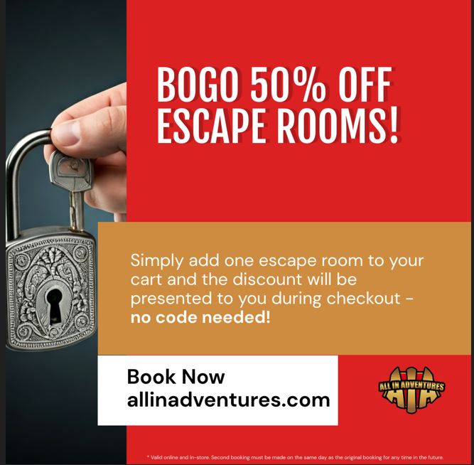 escapeMysteryRoom BOGO50