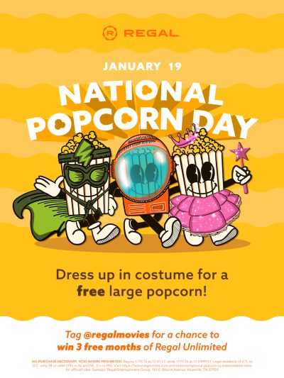Free Popcorn Day Jan 19
