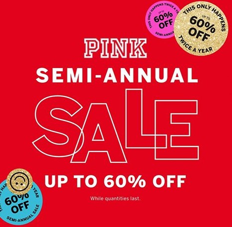 Pink Semi Annual Sale