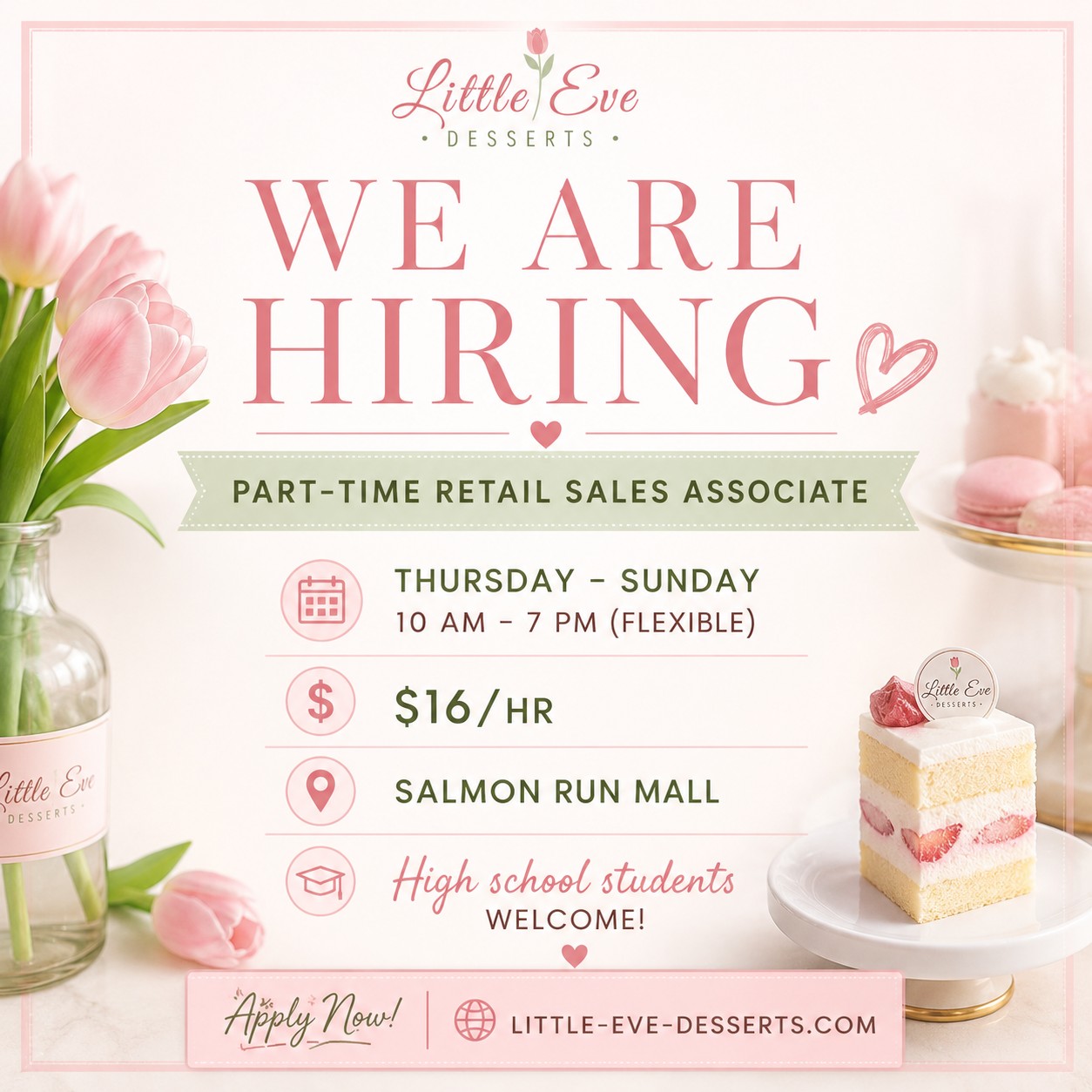 Now Hiring Little Eve