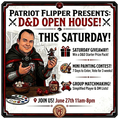 D&D Grand Open Graphic