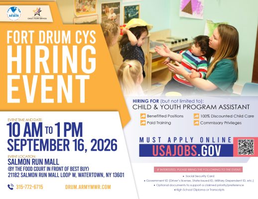 FMWR Job Fair at Salmon Run Mall