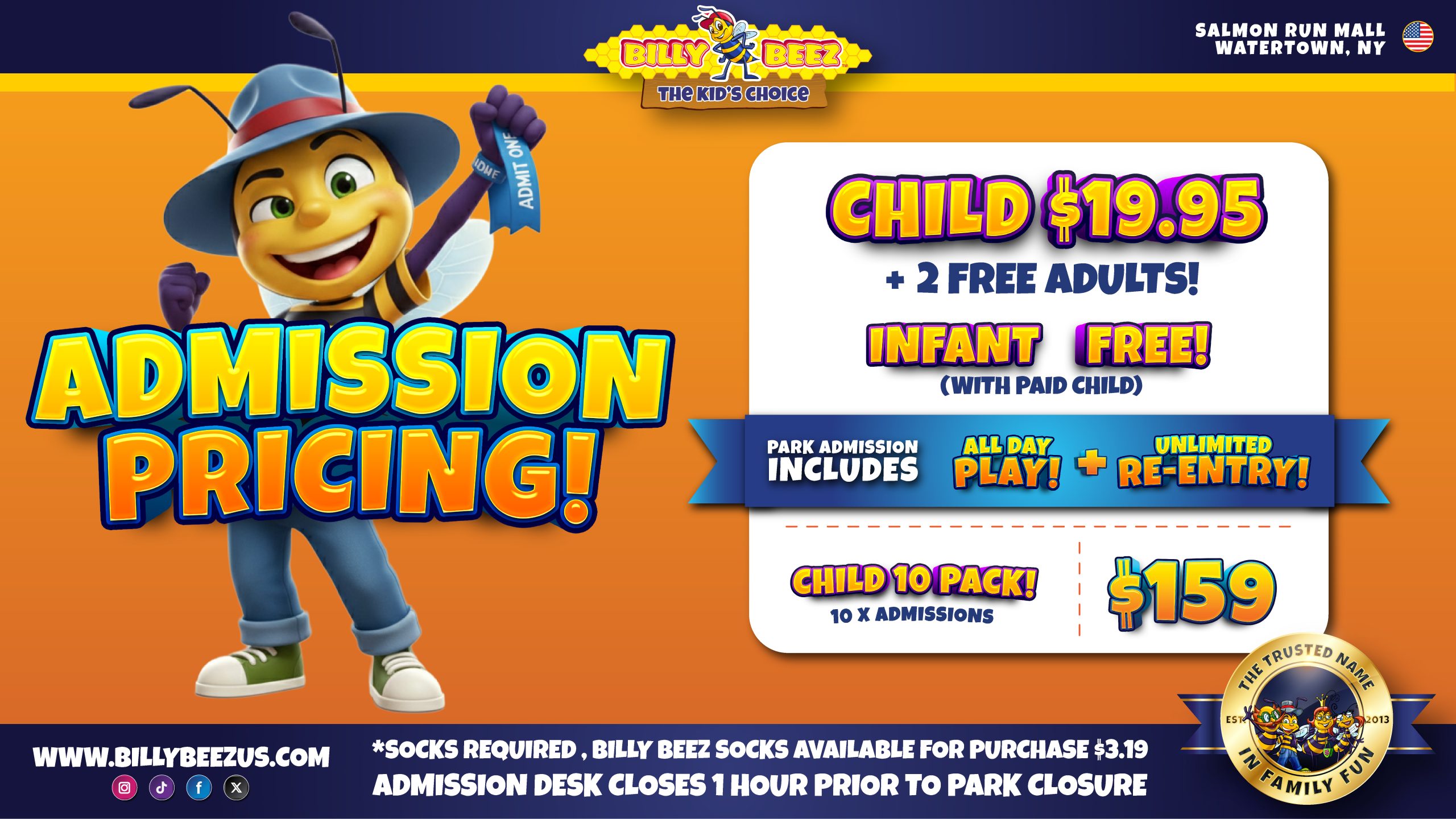 Admission Pricing Promo